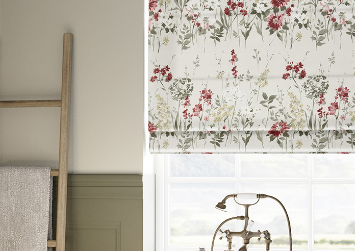 Wild Meadow, Ruby - Roman Blind - Image 5